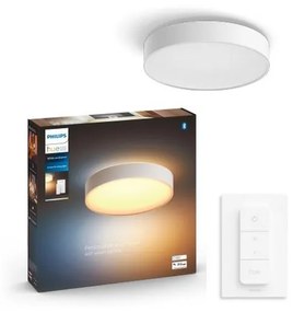 Philips - LED Димируем плафон Hue ENRAVE M LED/19,2W/230V бял + д.у.