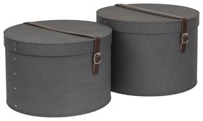 Комплект от 2 черни кутии Rut - Bigso Box of Sweden