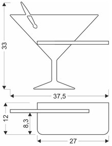 Розова LED стенна лампа Piccolo – Candellux Lighting