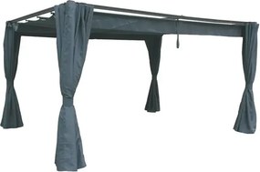 Беседка Hesperide Palmeira, Алуминий, Цвят Шисти, 3x4 m