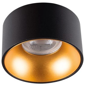 Kanlux 27575 - Лампа за вграждане MINI RITI 1xGU10/25W/230V черна/златиста