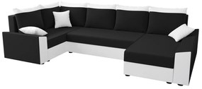 Разтегателен диван в П-образна форма PAULIN, 307x90x161, rainbow 15/rainbow 31, ляв