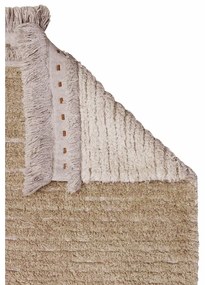 Бежов памучен килим 140x200 cm Duetto Sage – Lorena Canals