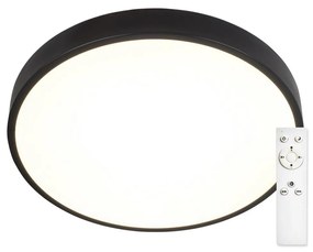 Top Light Metal 40C + д.у. -LED Димируем плафон LED/51W/230V + д.у. черен