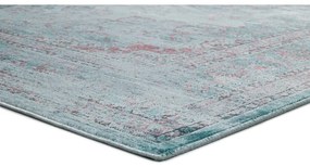Син вискозен килим Lara Aqua, 120 x 170 cm - Universal