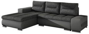 Ъглов разтегателен диван ATAVIA, 275x85x180, inari 96/soft 29, ляво