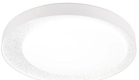 Бяло LED осветително тяло за таван ø 45 cm Aleta – Trio