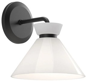 Alora Mood ALM-HALSTON-1WB-BK - Настенно осветително тяло HALSTON 1xE14/40W/230V черно