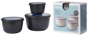 Кутии за храна 3 бр. Nordic black – Mepal
