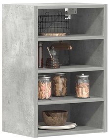 854178 vidaXL Висящ шкаф "Рига", сив, 40x29,5x60 см, инженерно дърво