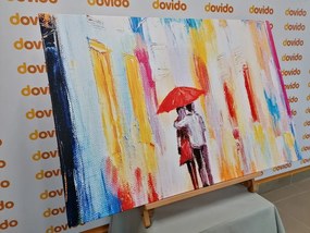 Картина на платно – Разходка в дъжда