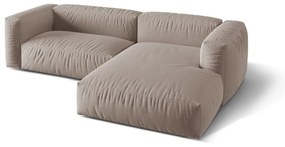 Бежов модулен ъглов диван (десен ъгъл) Martina – Micadoni Home