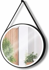 Кръгло LED огледало, висящо на каишка 70 см 104