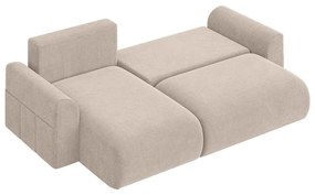 Бежов разтегателен ъглов диван (променлив) Lorine – Ropez