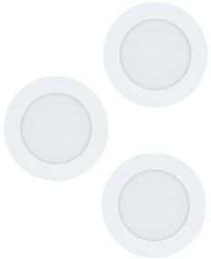 Eglo 98631 - Комплект 3x LED вградени осветителни тела FUEVA 3xLED/5W/230V