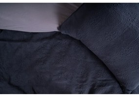 Тъмносив комплект шалте и калъфка за възглавница от жакард 240x260 cm Jacquard – Mila Home Luxury