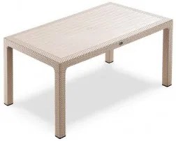 Градинска маса Classi Rattan 90 х 150 - Капучино