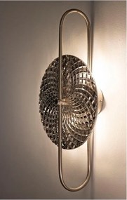 Метална стенна лампа в сребрист цвят Silvery – Mauro Ferretti