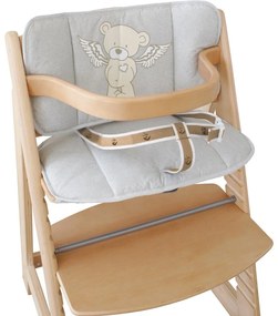 Сива подложка за детски стол за хранене Heartbreakerbär – Roba