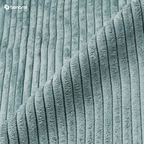 Светлосиня табуретка от велур Nihad - Bobochic Paris