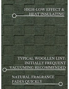 Тъмнозелен ръчно изработен вълнен килим 160x230 cm Scala – Villeroy&amp;Boch