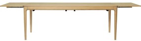 Сгъваема маса за хранене от дъбова дървесина 90x200 cm Heart'n'Soul - UMAGE