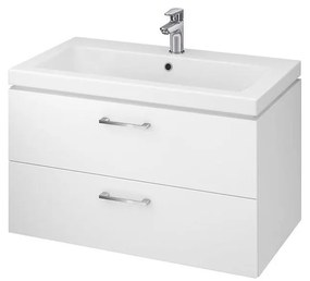 Cersanit S801-149-DSM - Подвесен шкаф за баня с мивка LARA 80 см бял