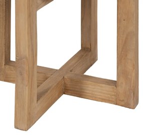 Кръгла странична масичка от масив от минди ø 40 cm Dala – Ixia