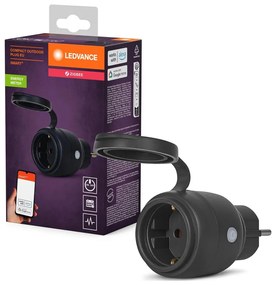 Ledvance - Интелигентен екстериорен контакт SMART+ 3680W/230V/Тип F/SCHUKO 16A IP44 черен