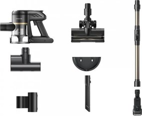 Вертикална прахосмукачка Dreame T30 Flex VJ74E, 450 W, 144 AW, 3 степени, 0.5 л, 60 мин, HEPA H13, LED, Безчетков мотор, Черен