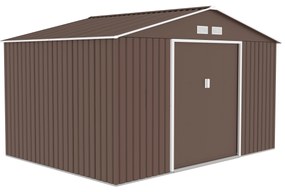 Градинска барака Aria XL цвят Кафява 340х383х210см