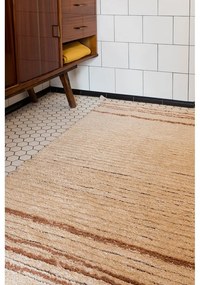 Памучен килим в тухлен цвят 80x140 cm Twin Toffee – Lorena Canals