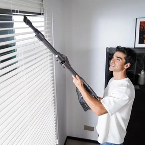 Вертикална прахосмукачка Jimmy H11 Pro, 600W, 260 AW, 0.6 л, Сензор за прах, Сгъваема, Автономност 90 минути, LED дисплей, Черен/Сив