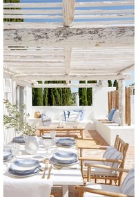 Бяла керамична купа с бежов ръб , ⌀ 10 cm Brisa - Costa Nova