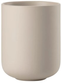 Бежова керамична чаша за четки за зъби Sensu – Zone