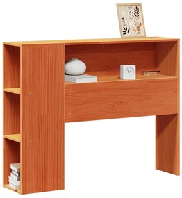 855641 vidaXL Горна табла с място за съхранение, 100 см, масивно дърво бор