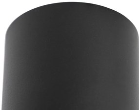 Дизайнерски повърхностно монтиран прожектор черен GU10 50mm - Tubo Honey