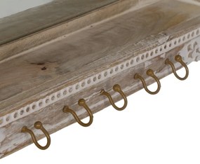 Стенно огледало масивно дърво 61x38 cm – Ixia