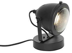 Индустриален настолен аплик черен 18 см - Emado