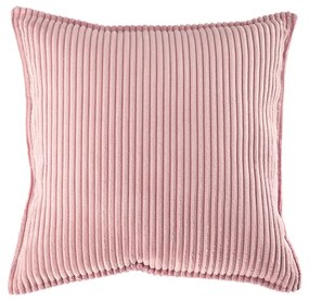Розова детска възглавница за диван от рипсено кадифе Block – Wigiwama