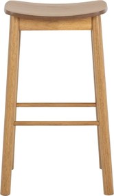 Бар стол в естествен цвят (височина на седалката 74,5 cm) Barlow – Actona
