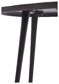 Черна метална масичка за кафе 53x64 cm Puno – Light &amp; Living