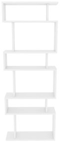 Бял шкаф за книги 60x160 cm Bates - Kalune Design