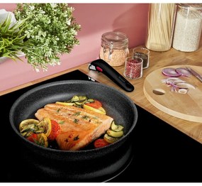 Алуминиев комплект съдове 7 бр. INGENIO Black stone L3998702 – Tefal