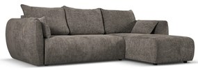 Сив ъглов диван (десен ъгъл) Matera - Cosmopolitan Design