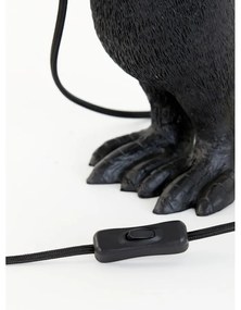 Матово-черна настолна лампа (височина 24 cm) Penguin – Light &amp; Living