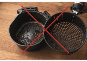 Комплект подложки за Air Fryer NoStik 1EEE774, 2 бр, 23.5/25.5 см, За многократна употреба, Бежов