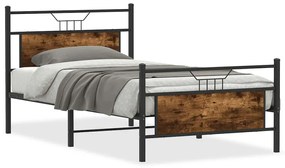 4106757 vidaXL Рамка за легло без матрак, 107x203 см, инженерно дърво