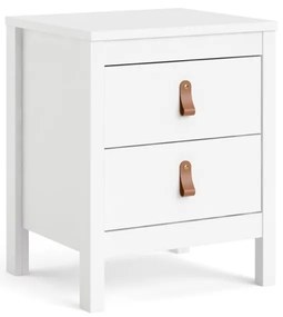 Бяло нощно шкафче Madrid - Tvilum