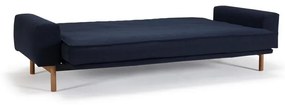 Тъмносин разтегателен диван със свалящо се покривало Mixed Dance Blue Mimer - Innovation